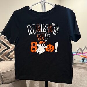Black Halloween "Mama's My Boo" Graphic Tee